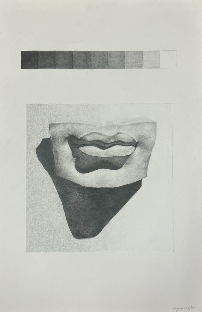 Graphite Lips Study