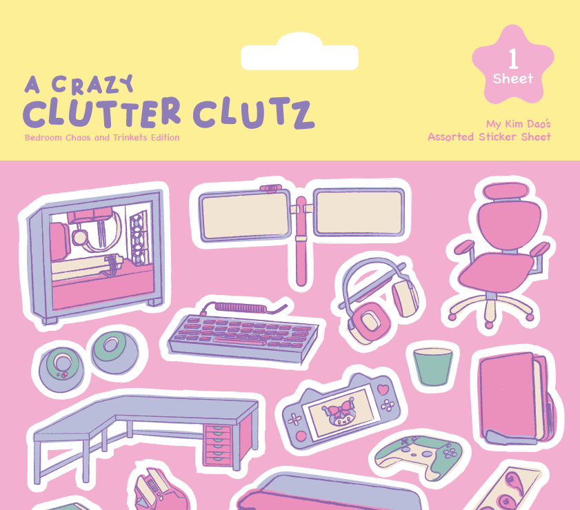 All of my Stuff as Stickers