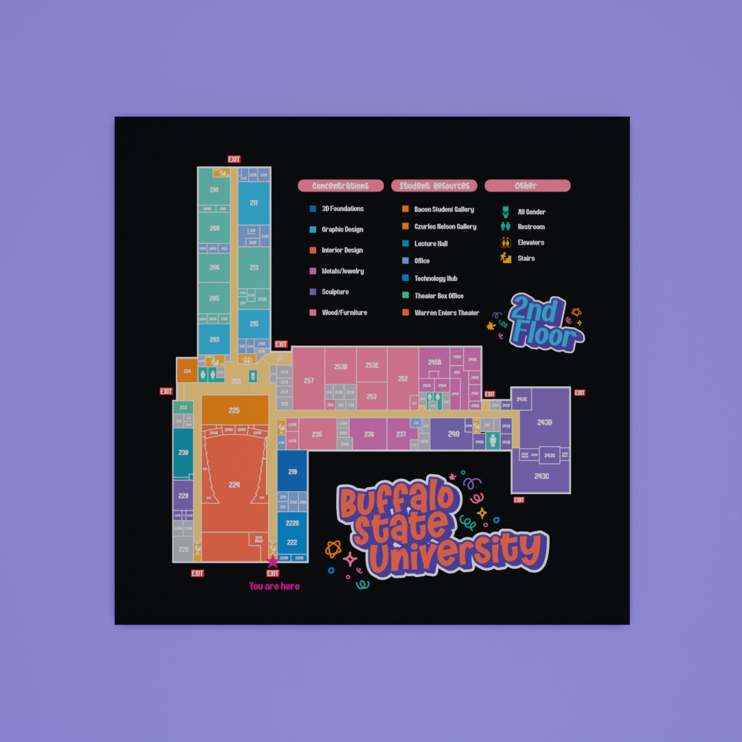 Buffalo State University’s Upton Building Floor Plan